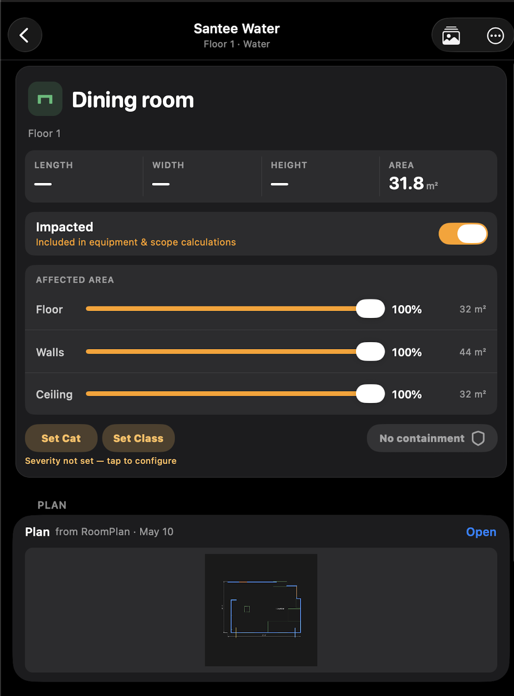 Room screen
